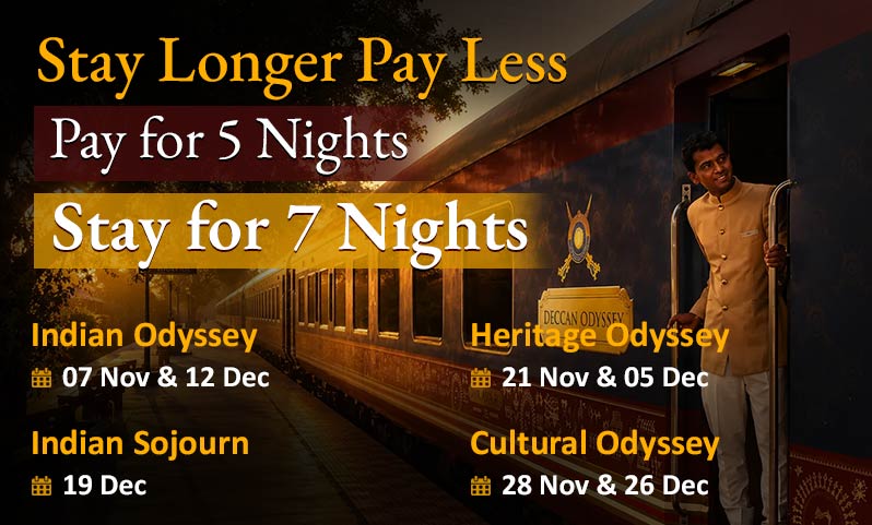 Deccan Odyssey Luxury Train : Companion Free Offer !!!